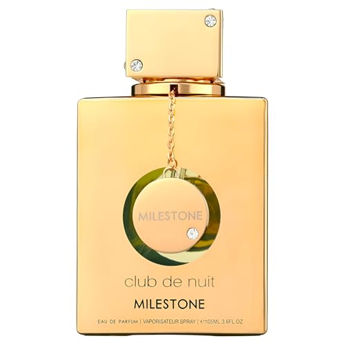 Armaf Club De Nuit Milestone Unisex Eau de Parfum Spray 3.6oz – Woody Floral Musk Fragrance