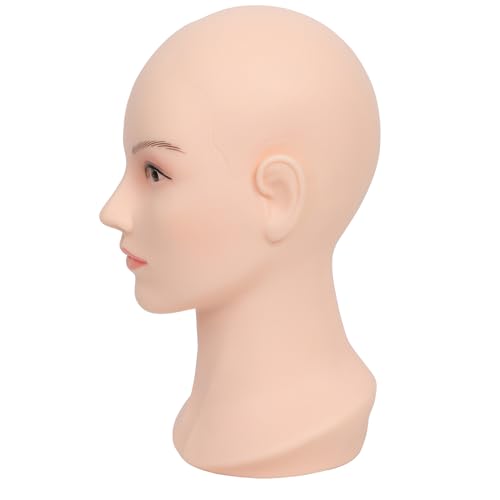 Female Life Size Bald Mannequin Head for Wig Display Cosmetology L70GT-S
