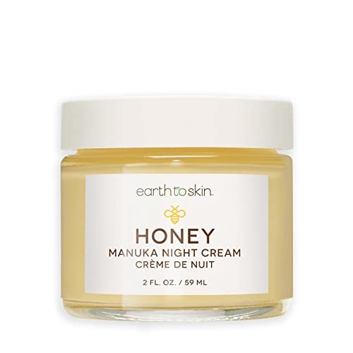 Earth To Skin Manuka Honey Night Cream - 2 Fl Oz, Hydrating for Dry Sensitive Skin