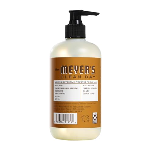 Mrs. MEYER'S CLEAN DAY Liquid Hand Soap 2 Pack Variety, 12.5 OZ Each, 1 CT (Acorn Spice + Fall Leaves)