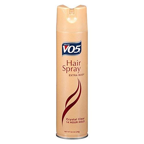VO5 Extra Body Hairspray - Crystal Clear, Long Lasting 8.5 oz (Pack of 5)