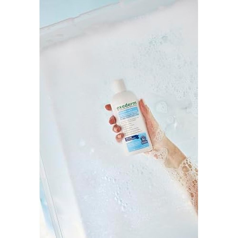 Exederm Conditioner for Eczema & Seborrheic Dermatitis, 8 Fl Oz, Ultra Sensitive Non-Irritating Formula, Moisturizing Daily Hair Care for Soft, Manageable Hair, Hypoallergenic, Paraben & Sulfate Free