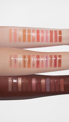 Lip Gloss Peachy - Luminous Tinted High Shine Volumizing Lip Shine with Vanilla Scent
