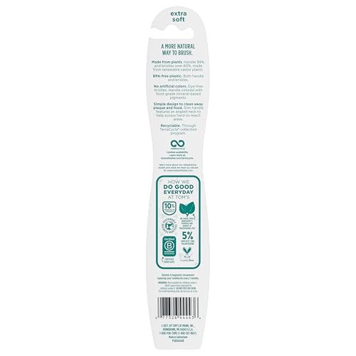 Kids BPA-Free Toothbrush Set - Soft Bristles, 6 Pack, Purple Variation