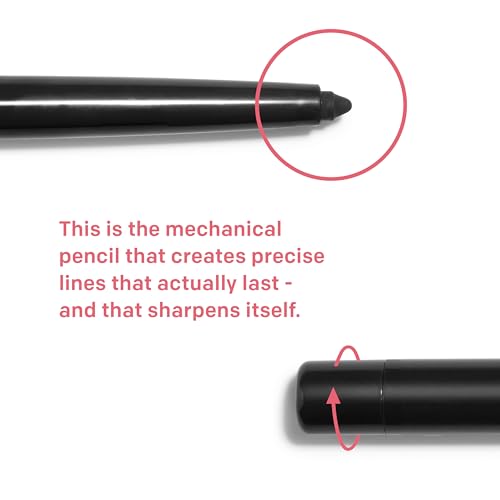 Almay All-Day Eyeliner Pencil, Hypoallergenic, Cruelty-Free, Oil-Free, Fragrance-Free, Ophthalmologist Tested, Long Wearing and Water Resistant (Packaging May Vary), 205 Black, 0.01 oz
