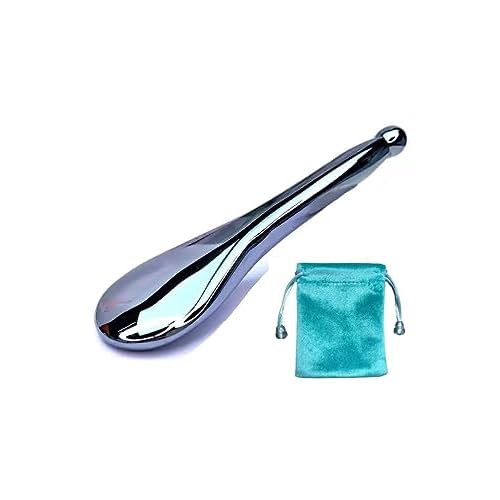 SAEEYCUE Terahertz Stone Gua Sha Scraping Tools Lymphatic Drainage Massager Facial (A)