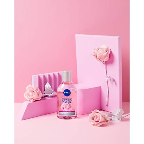 NIVEA MicellAIR Rose Touch Two-Phase Micellar Cleansing Water 400 ml ? Gentle Daily Makeup Remover & Face Cleanser with Rose Water, Hydrates and Refreshes Skin for All Skin Types