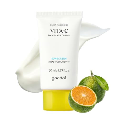 Green Tangerine Vita-C Sunscreen SPF 50 for Face - No White Cast, Broad Spectrum, Daily UV Defense, 50ml