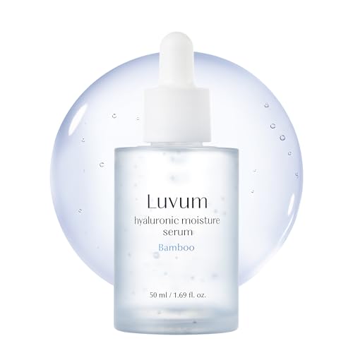 Luvum Hyaluronic Acid Serum with Bamboo Extract - Moisturizing Face Serum for Sensitive Skin 1.69 fl oz