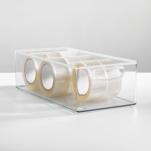 iDesign Stackable Storage Bin Set of 4 - Clear Kitchen & Home Organization
