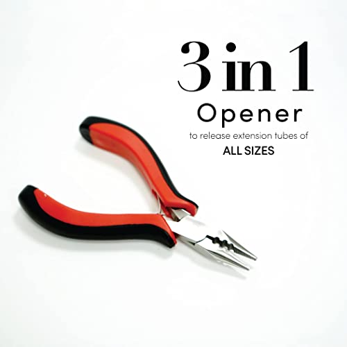 Professional Hair Extension Tool Kit for I-Tips Beads & Micro Links