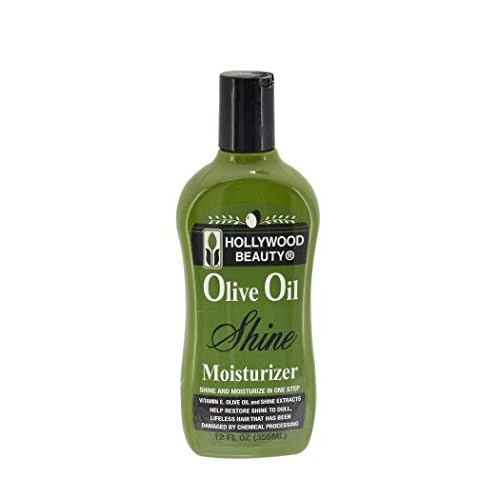 Hollywood Beauty Olive Oil Moist & Shine Moisturizing Hair Lotion, 12 oz (Pack of 3)