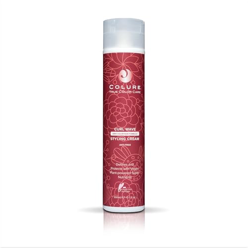 Curl Wave Styling Cream - Anti-Frizz, Humidity Resistant, Heat Protection for Curly Hair