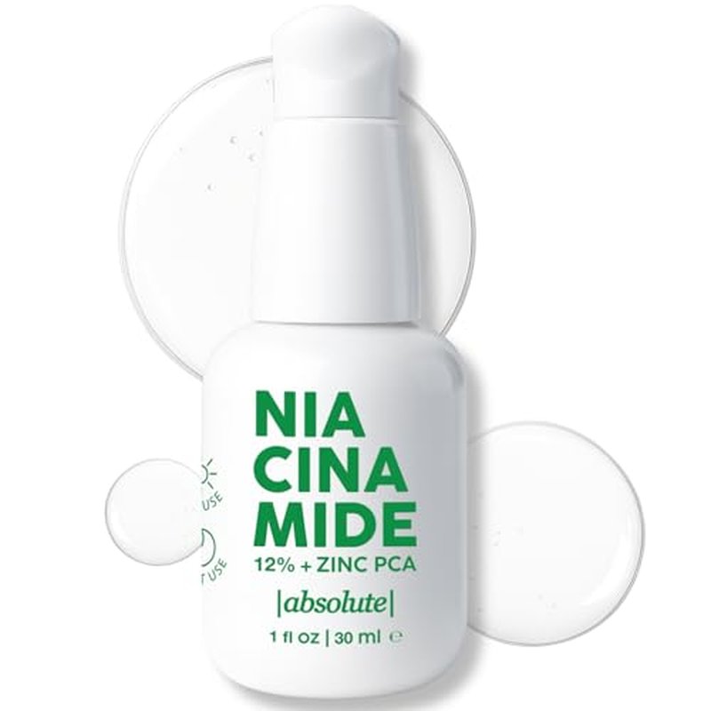 Absolute 12% Niacinamide + 1% Zinc PCA Serum ? Oil Balancing Serum for Refined-Looking Skin