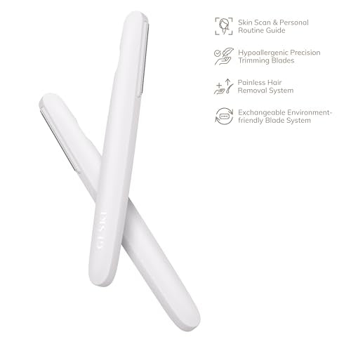 GESKE Precision Trimmer | 4 in 1 | Painless, Hygienic Hair Remover | Precise Hair Trimmer Tool | Face & Body | Men & Women | Grooming Device | Hypoallergenic, Easy-to-exchange Blades | All Skin Types