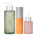 Skincare Routine Set ? Pore Control Cleansing Gel Foam, Isoflavone Hydrating Essence, and Pure Vitamin C Serum | 3-Step Korean Skincare Kit for Clear, Hydrated, Radiant Skin