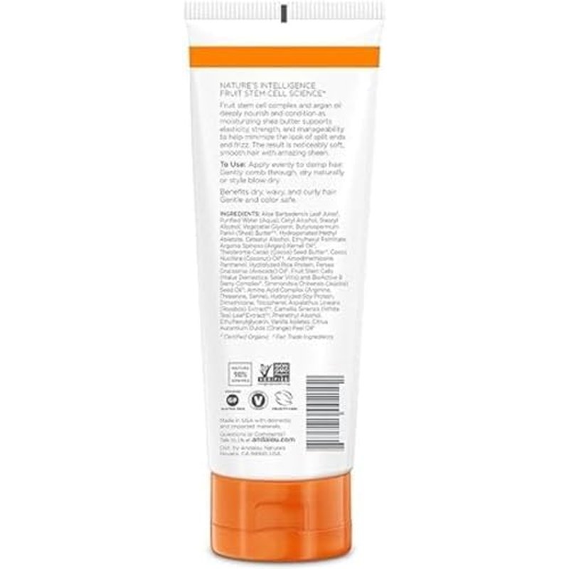 Andalou Naturals Styling Cream Ounces, Argan Oil & Shea, 6.8 Fl Oz (Pack of 2)