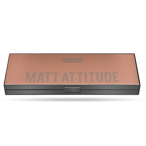 7-Shade Eyeshadow Palette with Matte Satin Metallic Colors - High Pigment, Blendable, Cruelty-Free