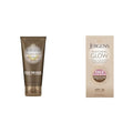 Jergens Natural Glow Instant Sun Sunless Tanning Moisturizer & Natural Glow Self Tanner Face Moisturizer, SPF 20 Facial Sunscreen, Medium to Deep Skin Tone, Sunless Tanning, Oil Free