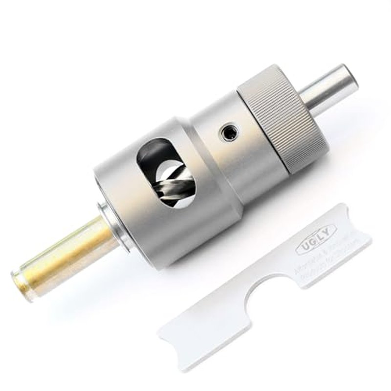 Derraco Engineering Ugly SRT Shoulder Referenced Brass Case Trimmer - Simple, Precise, and Fast