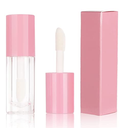 COSIDEA Empty pink 6ml big doe foot wand lip gloss tubes with paper box