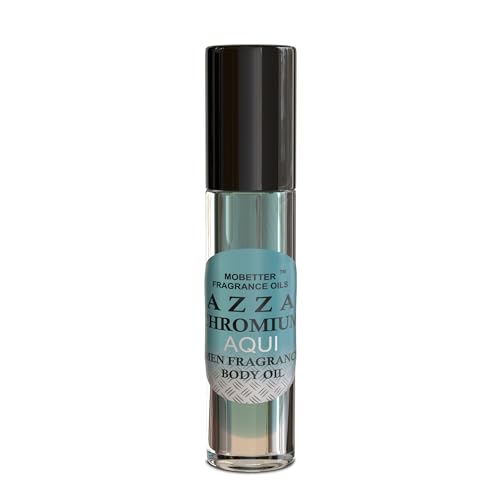 Men's Cologne Body Oil - Azza Chromium Scent Roll-On 0.33 Fl Oz Pack of 3 Variation of THIS listing