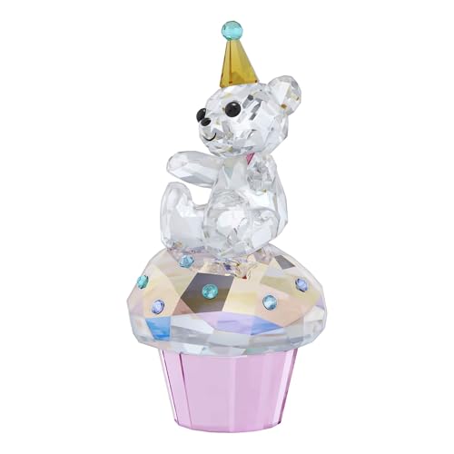Swarovski Kris Bear Sweet Celebration Figurine - Limited Edition, Crystal Decor