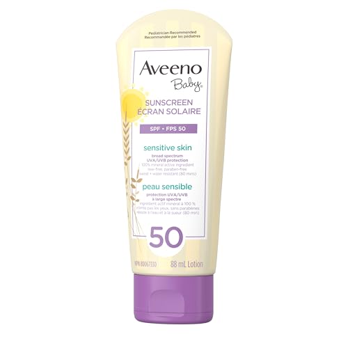 Baby Mineral Sunscreen Lotion SPF 50 with Zinc Oxide Travel Size 88mL