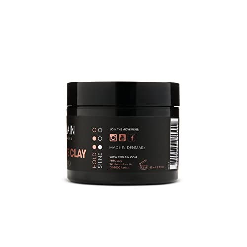By Vilain Dynamite Clay Hair Wax - Strong Hold Matte Styling Paste 65ml