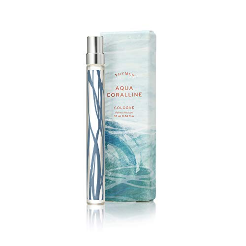 Thymes Aqua Coralline Cologne Spray Pen - 0.34 Fl Oz - Unisex Fragrance