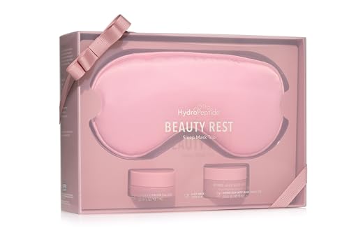 Sleep Mask Trio with Hydrating Lip & Silk Eye Masks - Overnight Skin Care Set