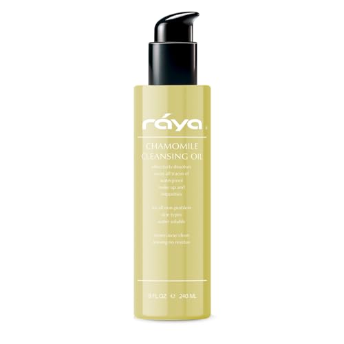 Chamomile Facial Cleansing Oil - Natural Water-Soluble Makeup Remover for All Skin Types