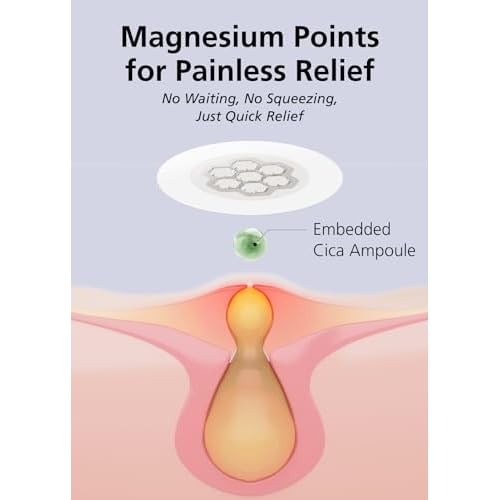 EasyDerm Quick Calming Magnesium Patches(10ea) and Real Calming Micropoint Patches(6ea)