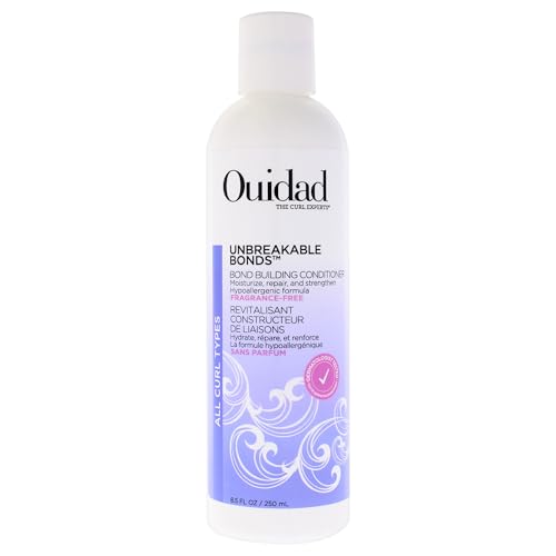 Unbreakable Bonds Bond Building Conditioner for Curly Hair - Fragrance Free 8.5 oz