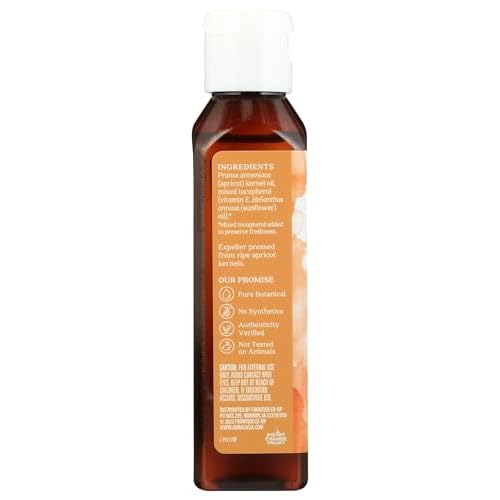 Aura Cacia Apricot Kernel Skin Care Oil, 4 Fluid Ounce