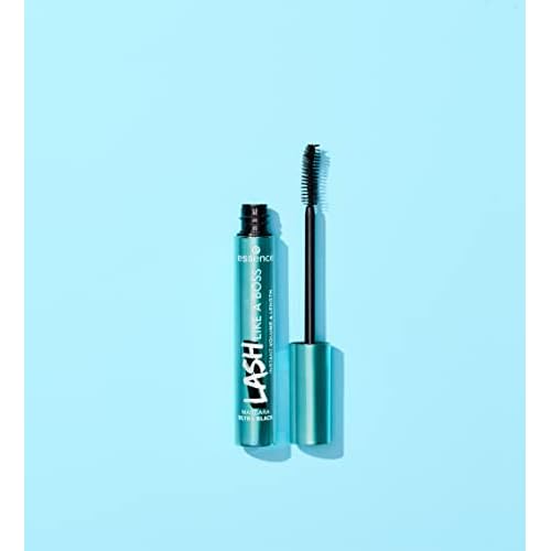 essence | Lash Like A Boss Instant Volume & Length Waterproof Mascara | Long Lasting Formula & Curved Fiber Brush | Vegan & Cruelty Free | Free From Parabens & Microplastic Particles (Pack of 2)