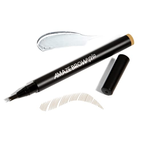 Eyebrow Growth Serum and Tint Pen - Blonde to Light Brunette, Waterproof & Long-Lasting