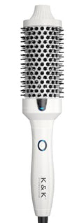 Heated Round Hair Brush 1.77 Inch Ionic Ceramic Curling Iron Volumizer - Dual Voltage