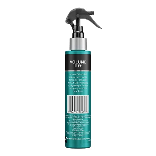 John Frieda Volume Lift Fine to Full Blow-Out Spray for Fine Hair, Safe for Color-Treated Hair, Root Booster Volumizing Spray, 4 Ounces, with Air-Silk Technology (Packaging May Vary) (Pack of 2)