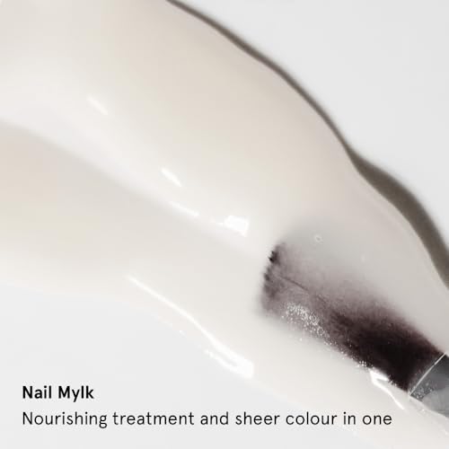 Gitti Milky White Nail Strengthener Polish - Vegan, Non-Toxic, 0.5 Fl Oz