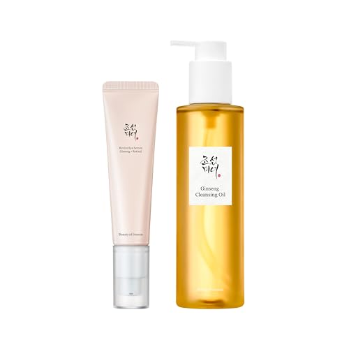 Revive Eye Serum with Retinal & Niacinamide - Ginseng Cleansing Oil Set