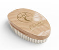 Medium Firm Curved Boar Bristle Hairbrush - Light Oak - Premium Quality