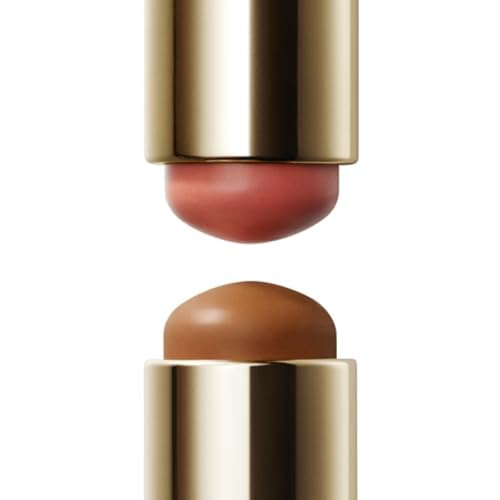 Blush & Bronzer Cheek Duo with Hydrating Blur Formula - Grapefruit & Caramel