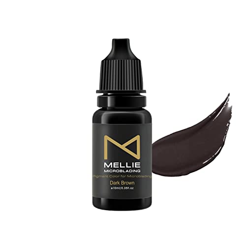 Microblading Pigment Dark Brown 10ml Medical Grade Long Lasting for Permanent Makeup