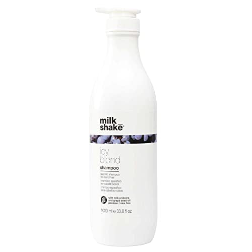 Milk_Shake Icy Blond Shampoo 33.8 Fl Oz - Neutralizes Brass for Ash Blonde Hair