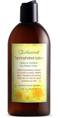 Indoor Tanning Lotion with Aloe & Vitamin E - Moisturizer for Extended Tan - 8 Fl Oz