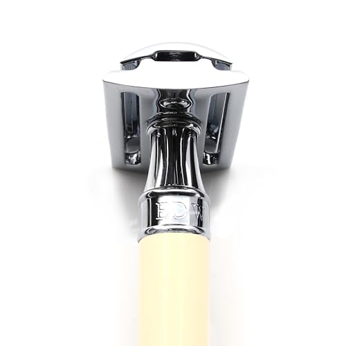 Edwin Jagger DE87BLAMZ Ivory Double Edge Safety Razor Men & Women Pack of 1