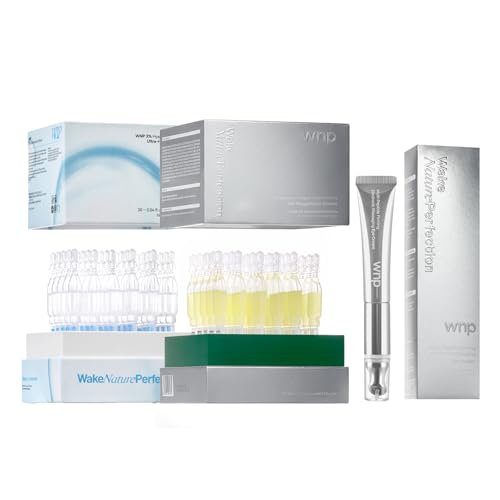 WNP Hydration & Repair Skincare Set ? Hyaluronic Acid + Oil Suspension Serum + Electric Eye Cream Massager for Deep Moisture, Anti-Aging & Brightening | For Dry & Sensitive Skin