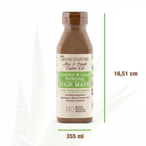 Creme of Nature Aloe & Black Castor Oil Hair Mask - 11.5 Oz Pack of 1