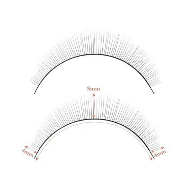 50 Pairs Practice Eyelashes Training Lashes Self-adhesive Practice Lashes Eyelash Strips for Training Eyelash Extension Makeup Beginners Beauty Salon